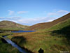 Glencorse Reservoir with Castlelaw Hill in the background