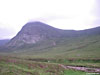Corrour Bothy and The Devil's Point from near Clach nan Taillear (Stone of the Tailors)