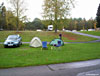 Blair Castle campsite and how not to pitch an Akto