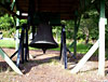 The huge bell in the church grounds