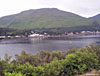 Looking across Loch Long at Arrochar from the side of Beinn Narnain