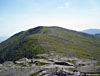 The twin summit cairns from the top of the buttress