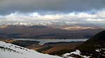 Looking across Loch Tulla at Stob a' Coire Odhair and Stob Ghabhar