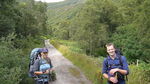 Setting off along the track by Allt Coire na Ba
