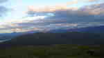 Schiehallion (pointy one on the left), the Lawers range, Gley Lyon and Glen Dochart hills