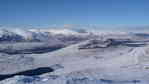 Summit view over Binnein Shios and Loch Laggan
