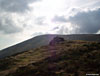 The cairn on Knockendoch with Criffel behind