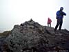 The cairn on Meall Garbh