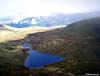 Lochan nan Cat and Lochan nan Uan seen from An Stuc