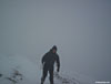 Struggling up Ben Vorlich's north ridge (Sgiath nam Tarmachan)