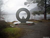 Doug Cocker's memorial sculpture in Ben Lomond National Memorial Park