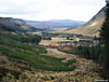 Looking north towards the Glen Nevis campsite from Nevis Forest