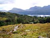 Looking back over Upper Loch Torridon towards Beinn Damh and Beinn na h-Eaglaise