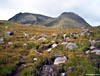 Approaching Coir nan Laogh, Tom na Gruagaich