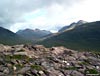 Looking east at Beinn Eighe and Liathach