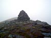 Clouding up on the summit of Sgurr Mor