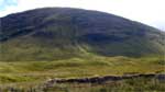 Our chosen ascent route up Meall Glas